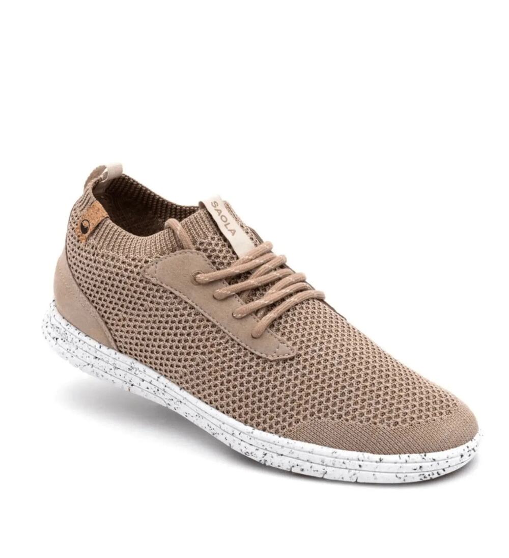 Saola Women's Mindo Tan Tennis Shoes Women's Size 9 Recycled Materials Lace Up